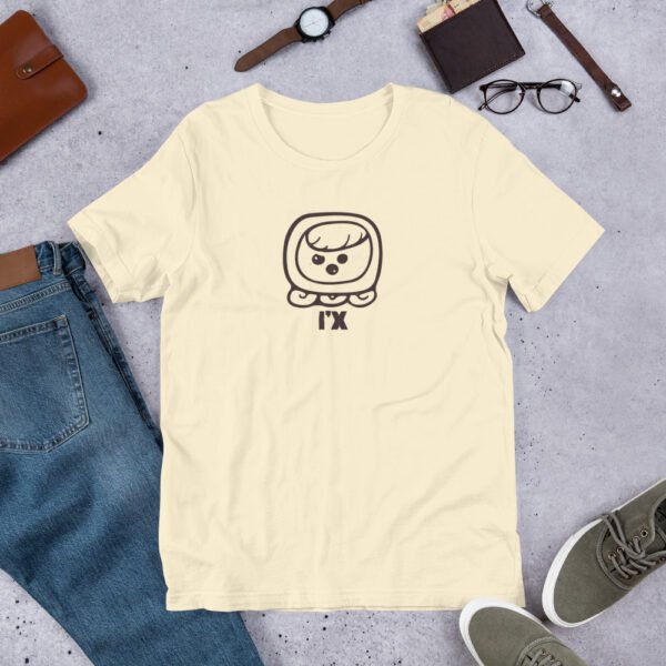 Ix Nahual Jaguar Unisex T-Shirt – Guatemalan Mayan Glyph Collection | Wearable Ancestral Art - Image 5