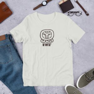 B’atz "Monkey" Nahual Unisex T-Shirt – Guatemalan Mayan Glyph Collection | Wearable Ancestral Art