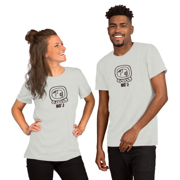 No’j or “woodpeckert” Nahual Unisex T-Shirt – Guatemalan Mayan Glyph Collection | Wearable Ancestral Art - Image 3