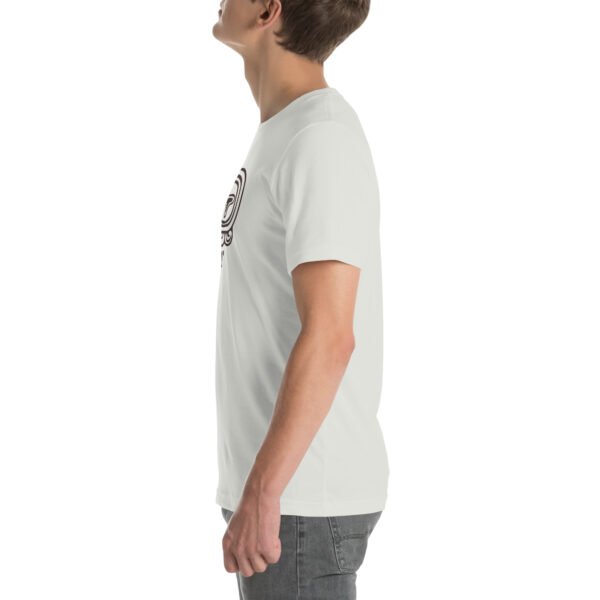 Iq' or "Humminbird" Nahual Bobcat Unisex T-Shirt – Guatemalan Mayan Glyph Collection | Wearable Ancestral Art - Image 5