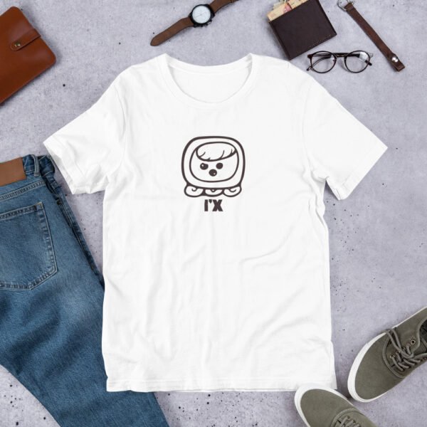 Ix Nahual Jaguar Unisex T-Shirt – Guatemalan Mayan Glyph Collection | Wearable Ancestral Art - Image 9